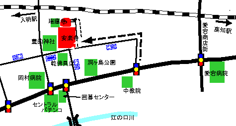 安楽寺地図