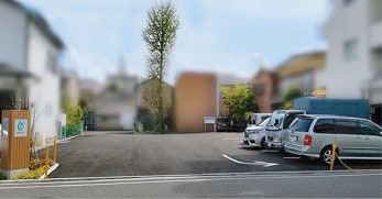 親族・会葬者用の駐車場